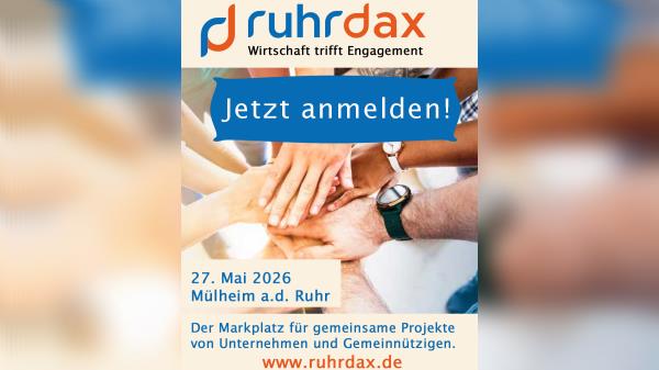Plakat zum Ruhrdax 2026